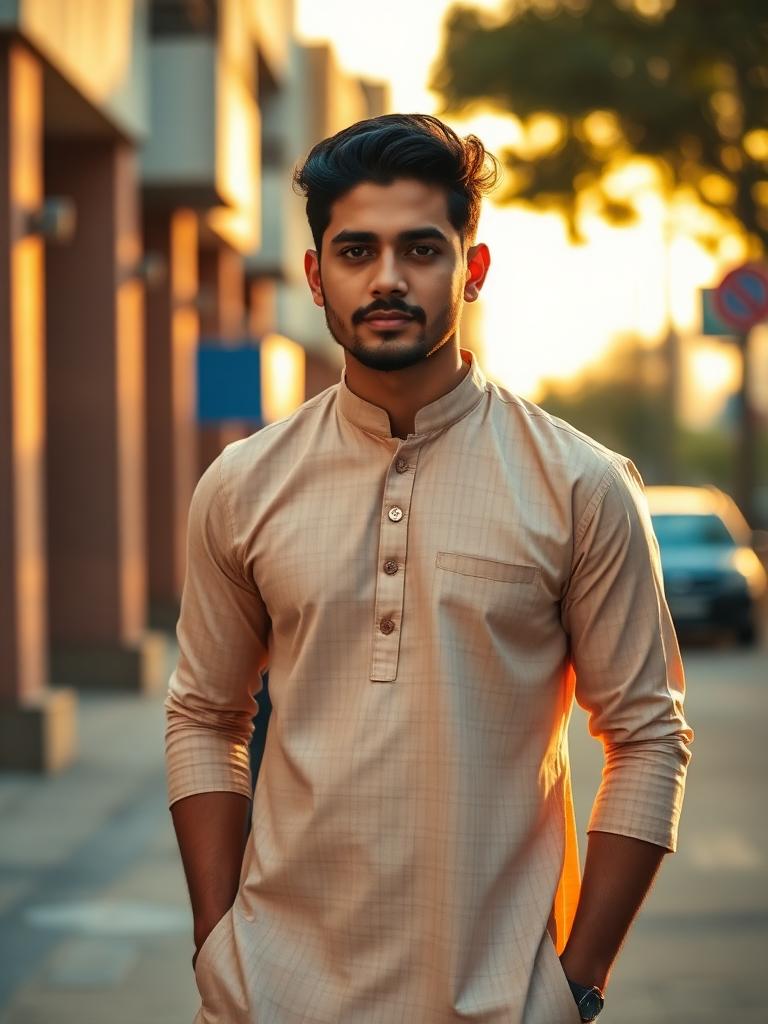 Realistic AI fashion model 2