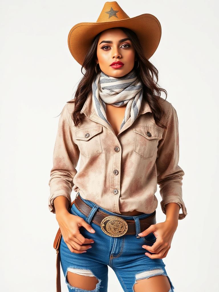 Realistic AI fashion model 4